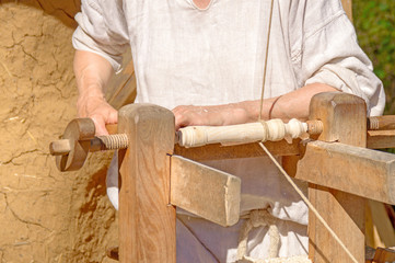  A war tank on a field