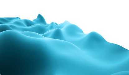 Obraz premium Abstract terrain concept rendered