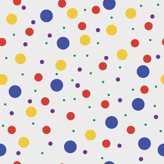 Obraz premium Vector circles seamless pattern