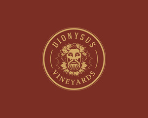 Logo Design Wein Dionysus