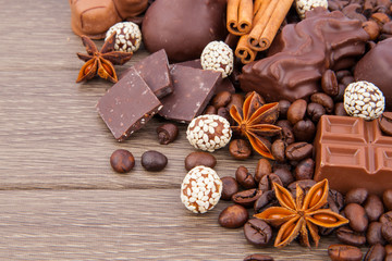 Chocolate candies