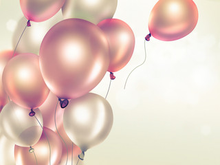 Festive background with balloons © BazziBa