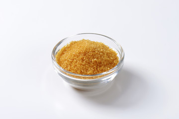 Golden brown raw cane sugar