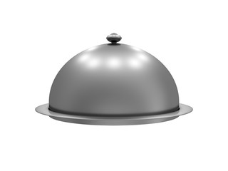 Dome cover with dish