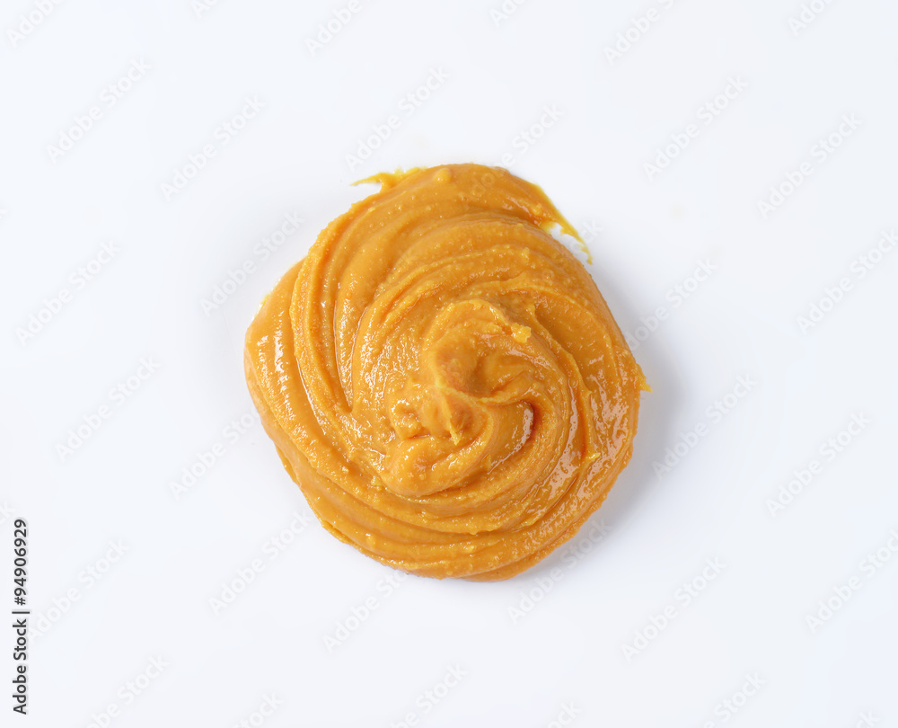 Sticker swirl of peanut butter