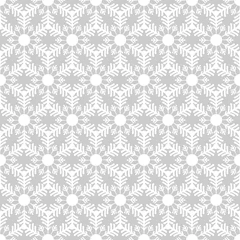 Deurstickers seamless pattern from snowflakes.Winter background. Christmas template. Vector illustration © anhut