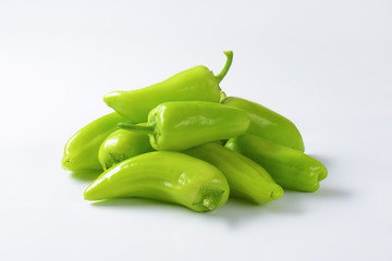 Fresh green peppers
