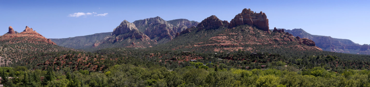 The Mountains That Surround The City Of Sedona Arizona

