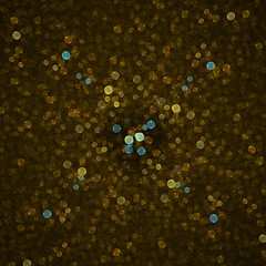 Colorful rendered fractal design, abstract background