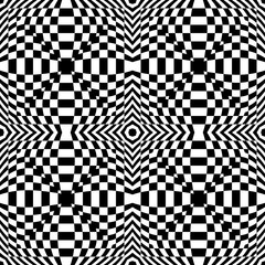 Design seamless monochrome checkered background