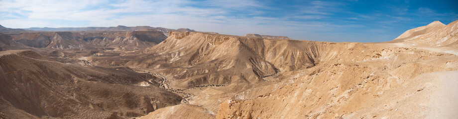 Negev Desert panoramic view