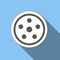 Movie flat icon