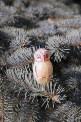 Toy on the Christmas tree.