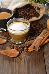 cup of hot coffee