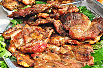 Grilled meat