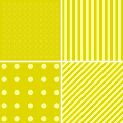 Vector set of 4 retro background patterns
