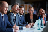 Business group at conference