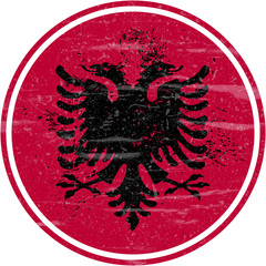 Albania Flag, Grunge ans Splash Design
