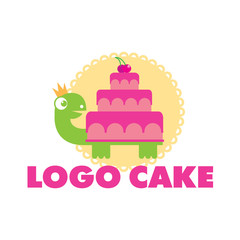 Logo Cake for confectionery companies Cakes pastry cakes to order