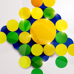 Vector geometric background