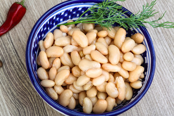 White canned beans