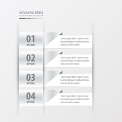 Presentation design banner white color