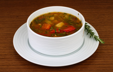 Caucasian soup - chanakhi