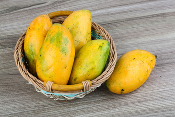 Ripe yellow mango