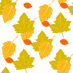 Leaves seamless pattern