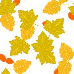 Leaves seamless pattern