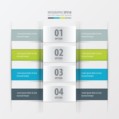 Rectangle banner green, blue, gray color