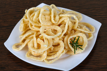 Fried onion rings