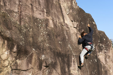 free climbing