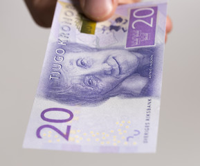 Swedish 20 Kronor Note