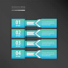 banner design arrow style  neon blue