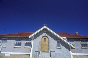 A pyramid church on an Indian reservation in Nixon Nevada