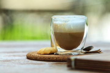 Latte coffee