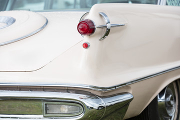 Rear detail of a vintage car