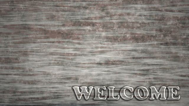 transparent welcome sign