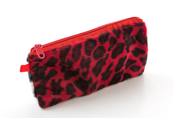 leopard zip bag