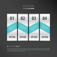 banner vector design 4 item   neon blue