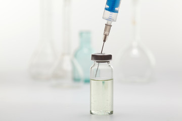 syringe with vial