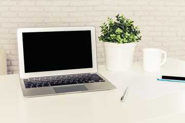 Fototapeta premium Working place of a business person