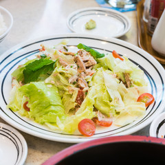 Salad with tuna