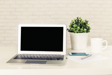 Fototapeta premium Working place of a business person