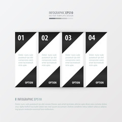 vector banner black and white color