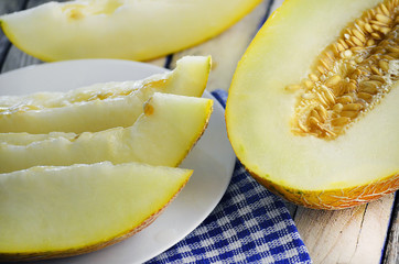 fresh and ripe melon