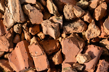 Broken bricks