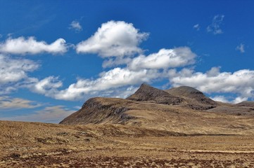 Fototapeta na wymiar Mountains and valley in Scotland