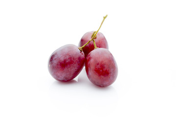 Grape on the white background. Fresh  berry.